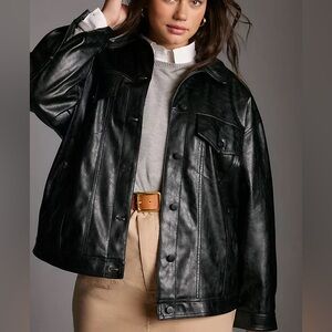 NWOT Anthropologie Leather Jacket
